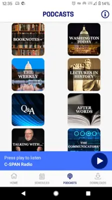 C-SPAN Radio android App screenshot 1